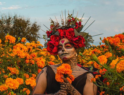 Marigold Field Photoshoot + Face Painting