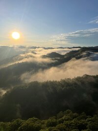 Sunise hike at Don Lauros Mountain