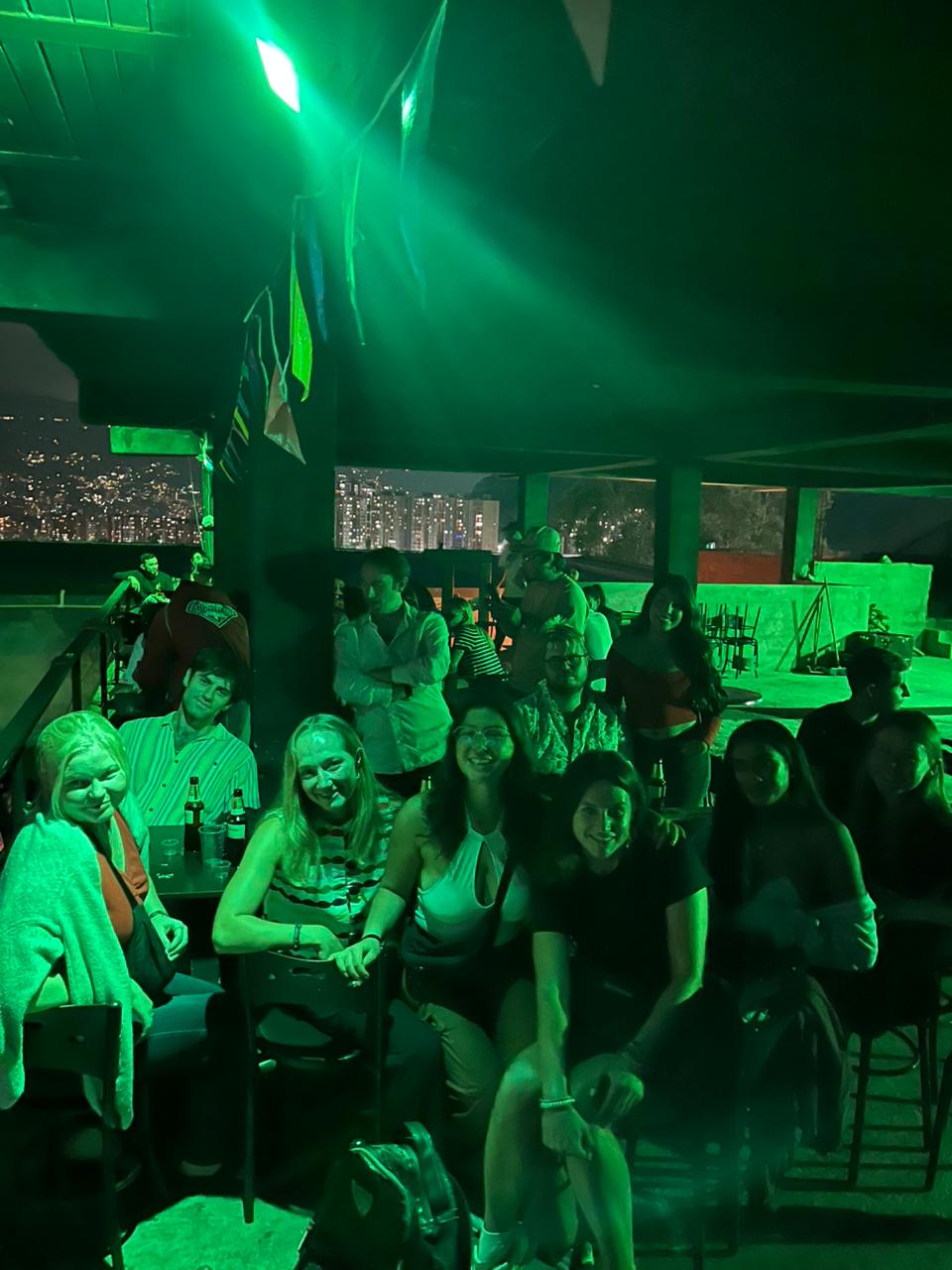 Community gathering at Co404 coliving Medellín, Laureles